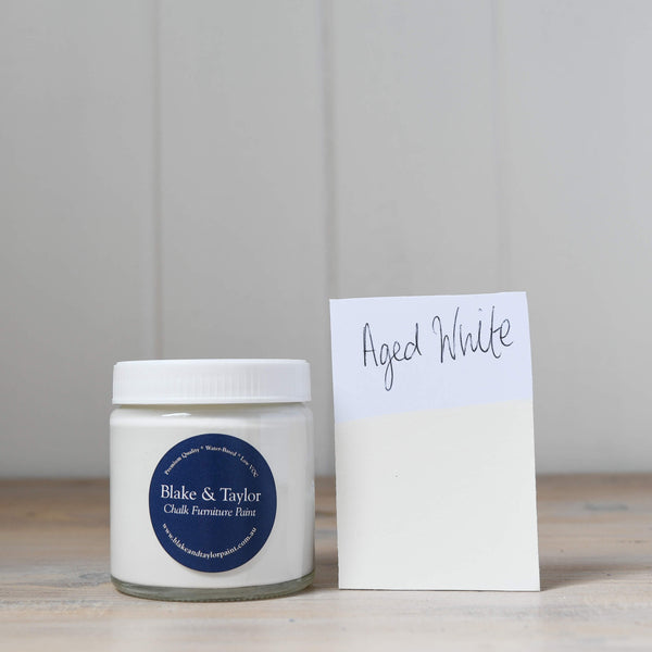 120ml pot of Aged White Blake & Taylor Chalk Furniture Paint