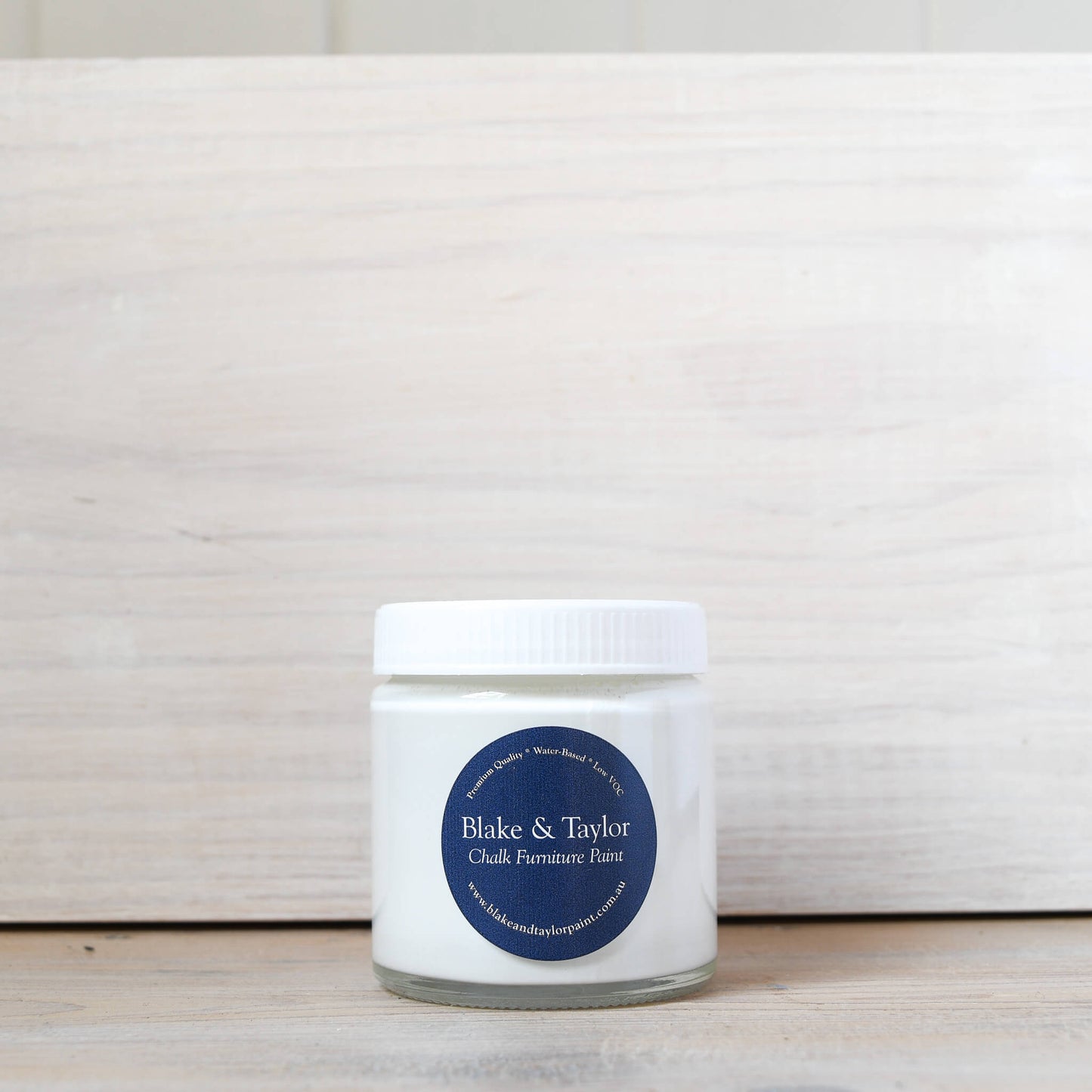 Blake & Taylor Chalk Furniture Paint 120ml pot of White Wash