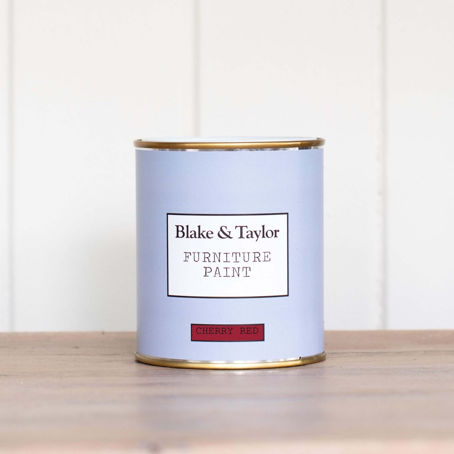Tin of 500ml Cherry Red Chalk Furniture Paint by Blake & Taylor