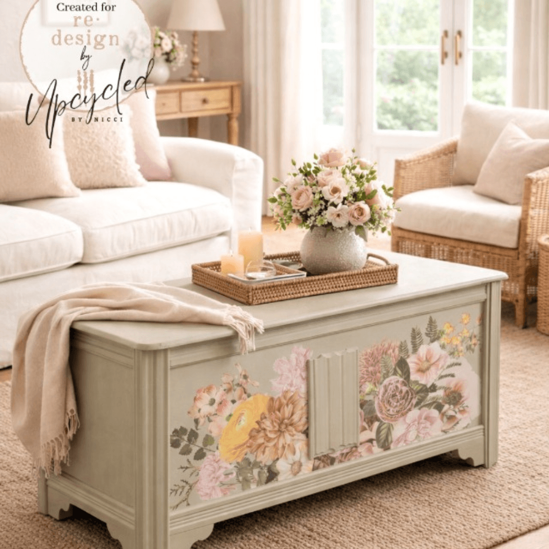 Woodland Floral Transfer - Blake & Taylor Chalk Furniture Paint