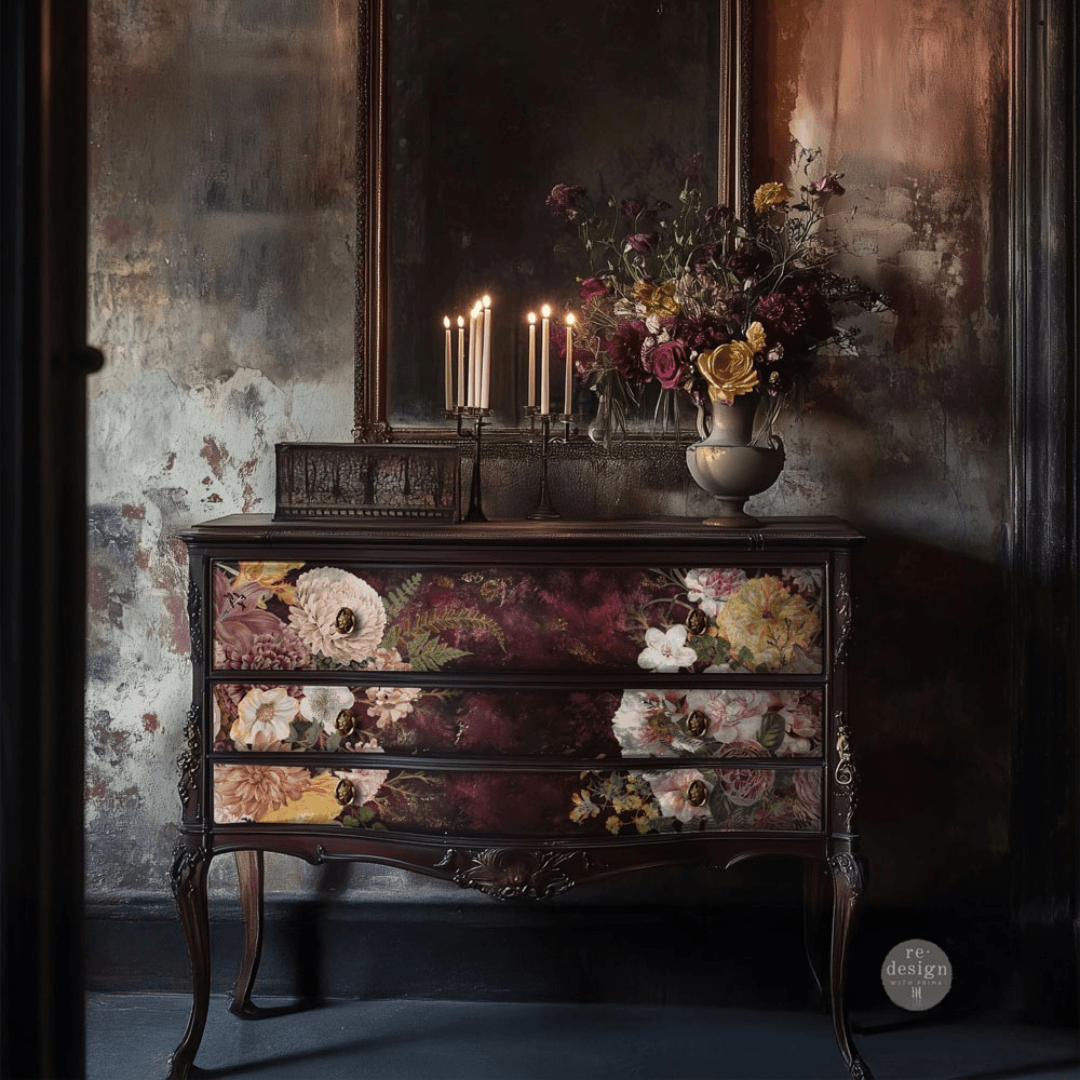 Woodland Floral Transfer - Blake & Taylor Chalk Furniture Paint