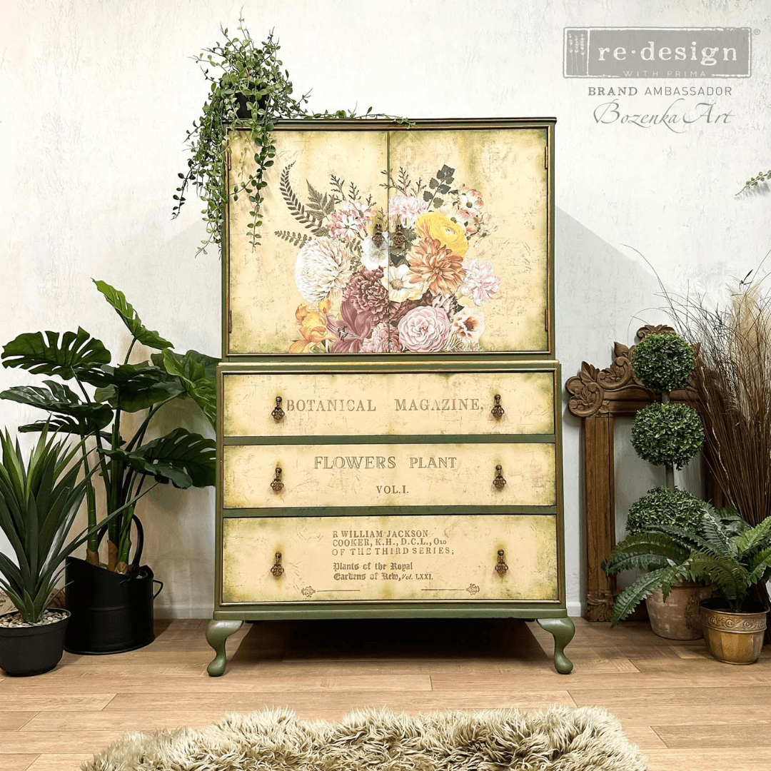 Woodland Floral Transfer - Blake & Taylor Chalk Furniture Paint