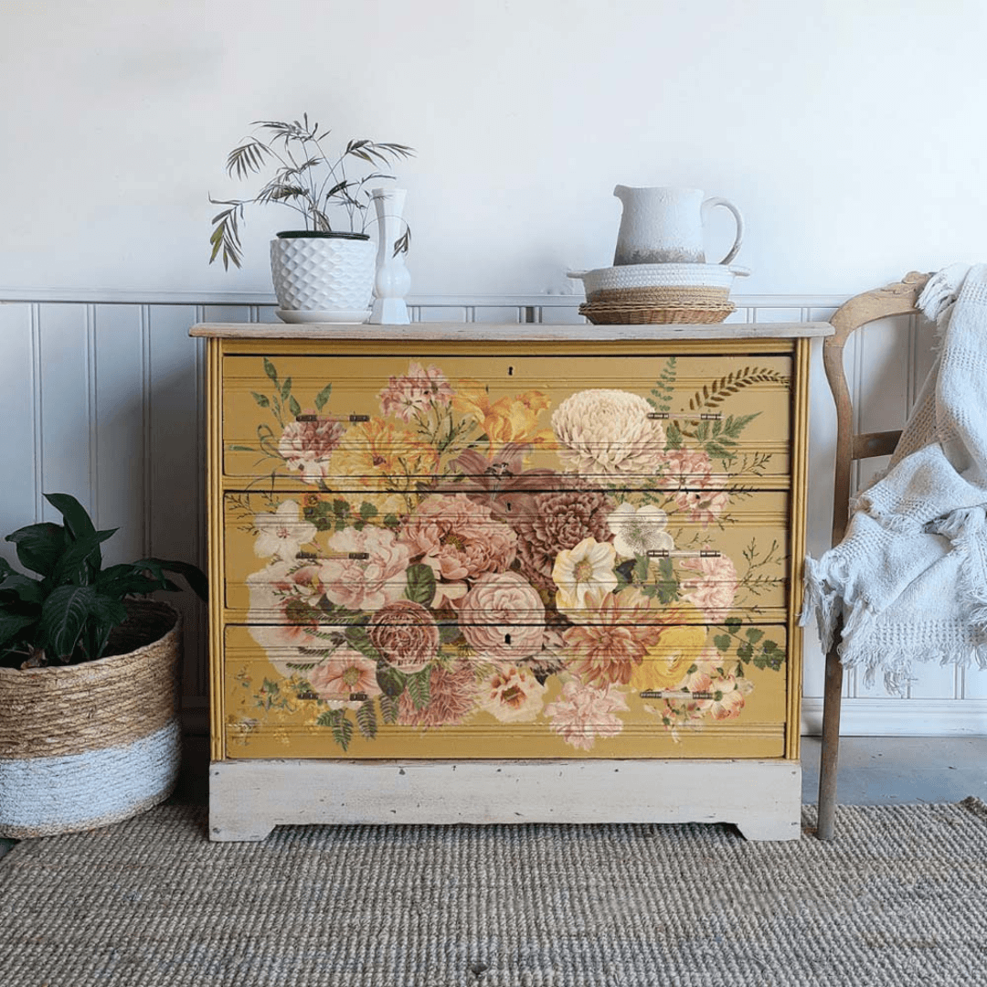 Woodland Floral Transfer - Blake & Taylor Chalk Furniture Paint