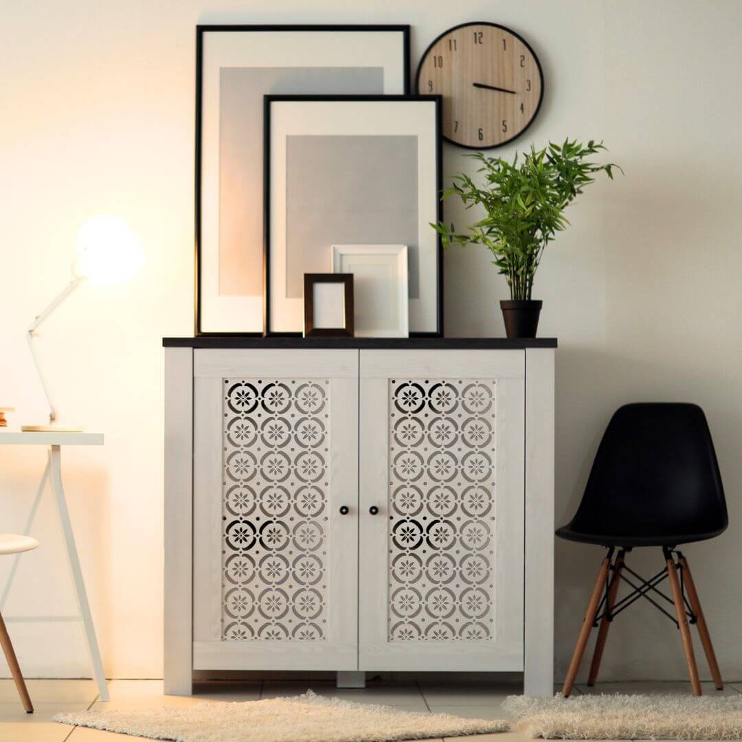 Flower Power Furniture Stencil - Blake & Taylor Chalk Furniture Paint