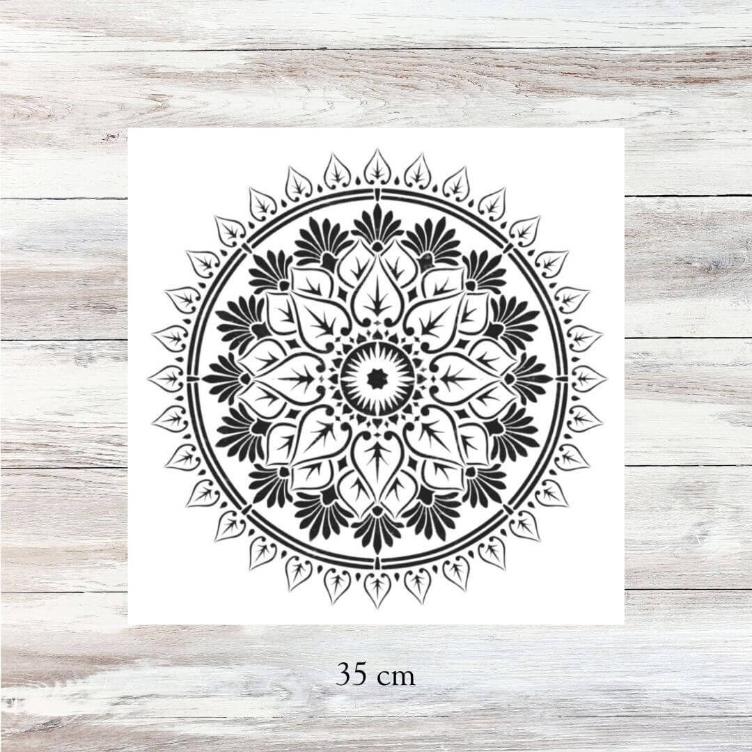 Varanasi Mandala Stencil - Blake & Taylor Chalk Furniture Paint